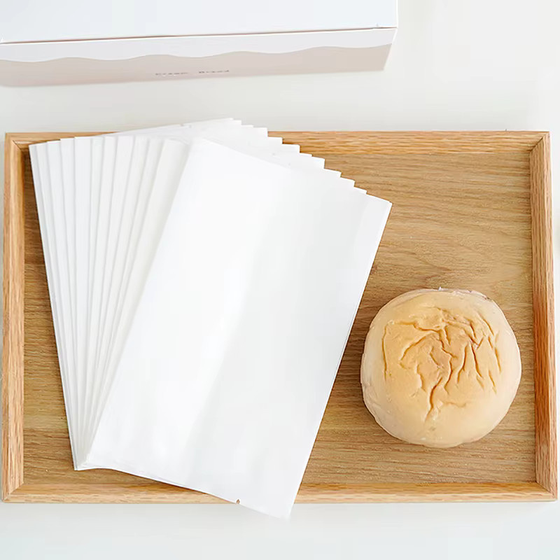 100 Stück WHPHous Weiße Baumwoll-Papiertüten für Süßigkeiten, Kuchen und Geschenke zum Backen und DIY-Verpacken - Bild 2