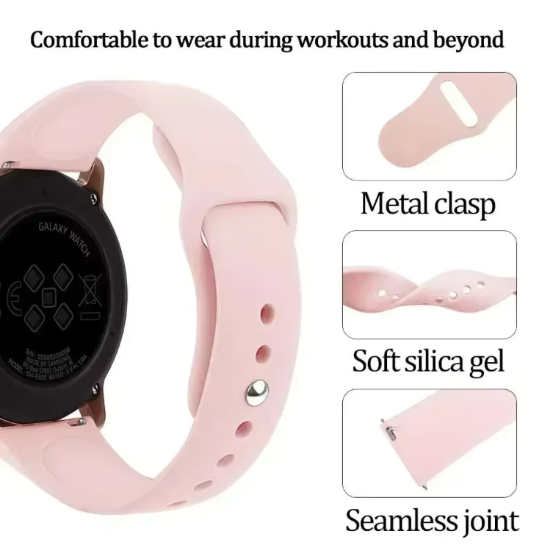 Uhrenarmband Silikon, 22 mm, Unisex - Bild 3