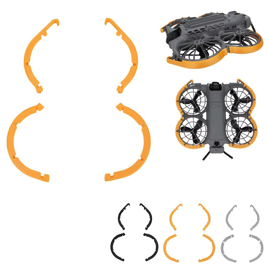 Tragbare Schutzhülle für die DJI NEO 2 Drohne in Orange, kratzfester und stoßfester Klingenschutz - Bild 3