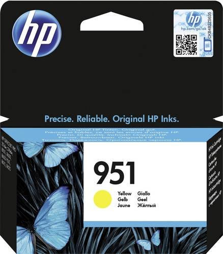Original HP Tintenpatrone 951 Gelb CN052AE für Inkjet-Drucker - Bild 1