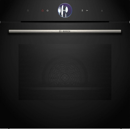 Bosch Serie 8 Einbau-Dampfbackofen HSG7361B1 in Schwarz
