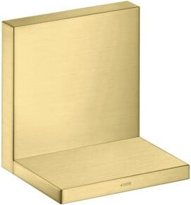Hansgrohe Axor Starck Ablage in Messing gebürstet Gold, B/H: 120 x 120 mm - Bild 1