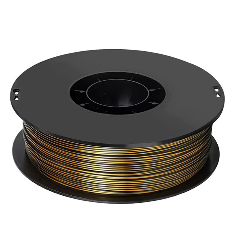 3D Maliang PLA Filament Zweifarbig Seiden Gold-Schwarz 1,75mm für FDM 3D-Drucker - Bild 4