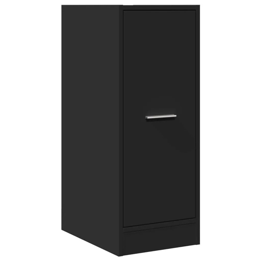 vidaXL Apothekerschrank Schwarz aus Holzwerkstoff, B/T/H: 30 x 41 x 77,5 cm - Bild 2