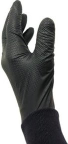 Kraftwerk Gogrip PRO Nitril-Handschuhe, Schwarz, Größe M, 50 Stück - Bild 1