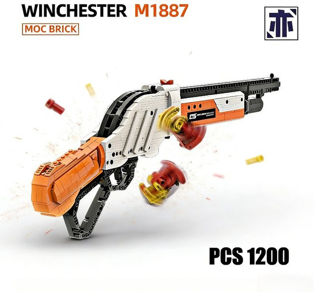 Winchester M1887 Schrotflinte, Technischer Bausatz, 1200 Teile - Bild 1
