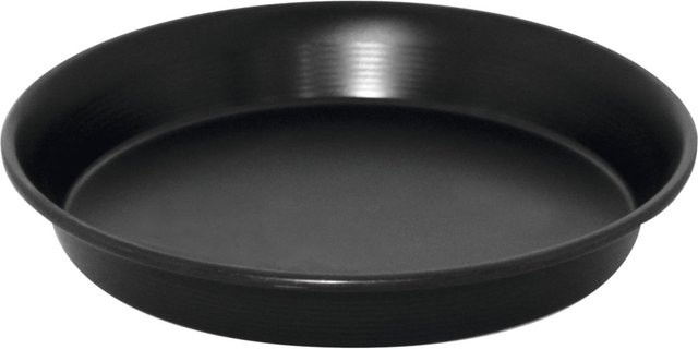 Schneider Pizzablech rund aus Stahl, Schwarz, H: 2,5 cm, Ø: 16 cm - Bild 1