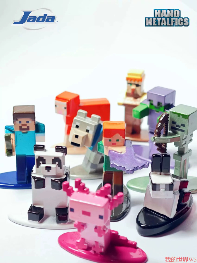Jada Minecraft Nano Metalfigs Steve Mystery Blind Bag, Einzelfigur, Metall - Bild 6