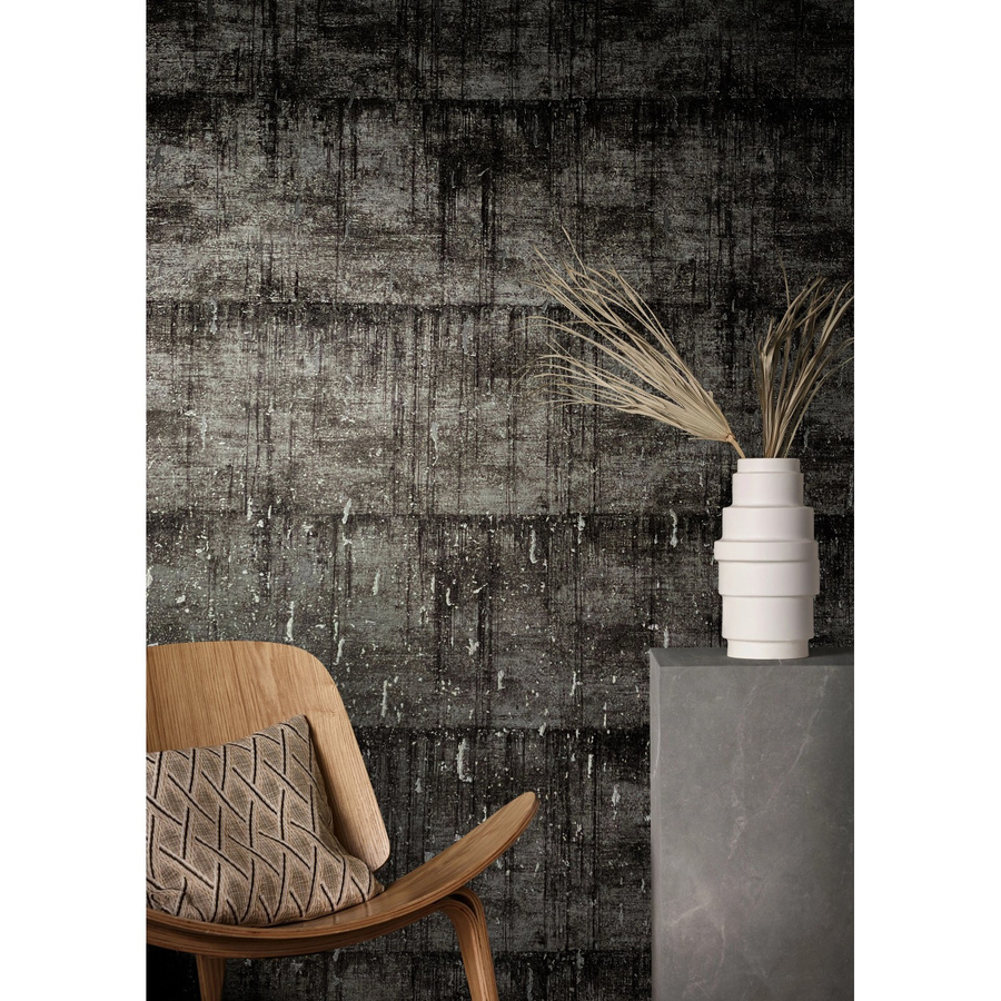Marburg Vliestapete Natural Opulence in Betonoptik Schwarz-Grau mit Struktur und FSC-Zertifizierung - Bild 2