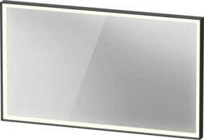 Duravit L-Cube LED-Lichtspiegel mit Sensor in Weiß, dimmbar, B/H/T: 120 x 70 x 6 cm - Bild 1