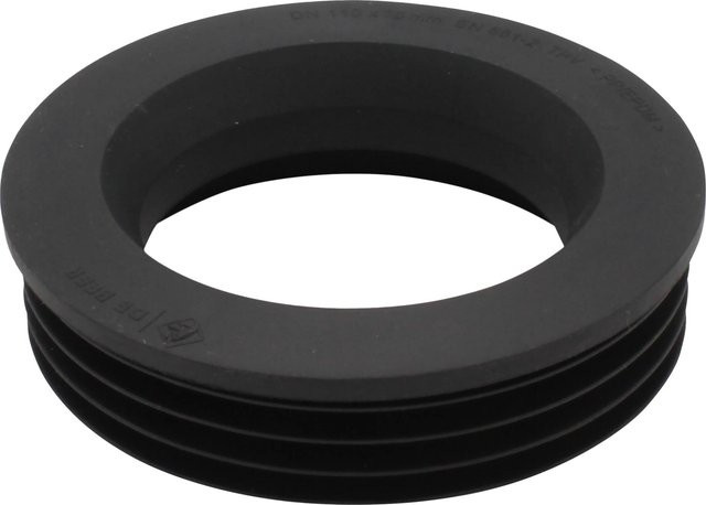 KÖRO Abwasser-Reduzierstück aus Kunststoff in Schwarz DN110 x 75 mm - Bild 1
