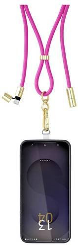 Intenso Handykette mit USB-C Lade- und Datenkabel in Neonpink, 1,65 m - Bild 1