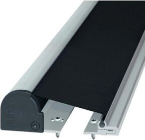 ASSA ABLOY FSR 6000 Quick Schiebetürbeschlag aus Edelstahl eloxiert in Schwarz, Breite: 2015 mm - Bild 1
