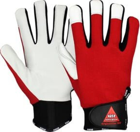 Hase POWER GRIP III Montagehandschuh aus Ziegennappaleder in Multicolour, Größe 12 - Bild 1