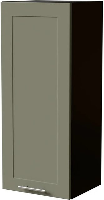 Feldmann-Wohnen Hängeschrank Oslo W4/40 in Schwarz und Dust Grey Matt, B/T/H: 40 x 32,5 x 96 cm - Bild 1