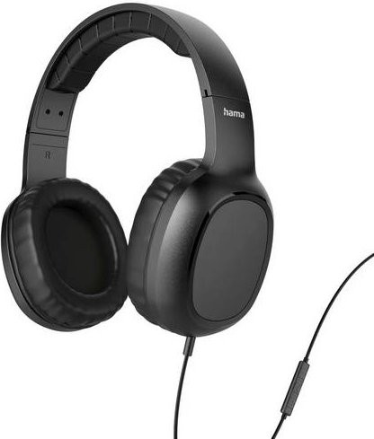 Hama Fun C On-Ear Kopfhörer mit Mikrofon und USB-C Anschluss in Schwarz - Bild 1