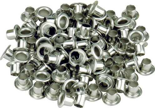 Connex Metall Ösen in Silber, 100 Stück - Bild 1