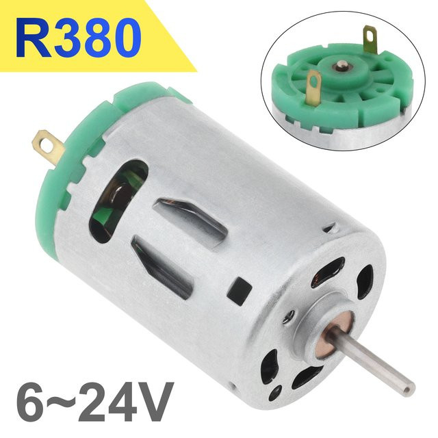 ChgImposs R380 Gleichstrommotor aus Edelstahl in Silber, 6–24 V, 24000 U/min Hochgeschwindigkeits-Mikromotor für DIY-Projekte - Bild 1