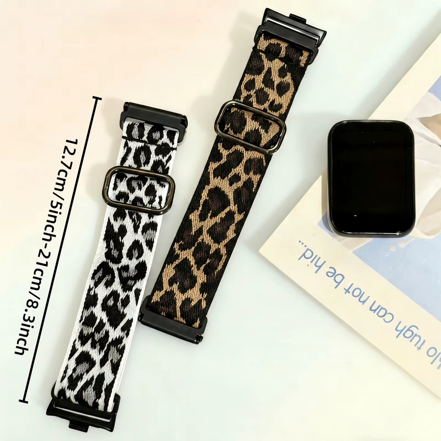 Xiaomi Smartwatch-Armband, Nylon, Leopardenmuster, Unisex - Bild 2