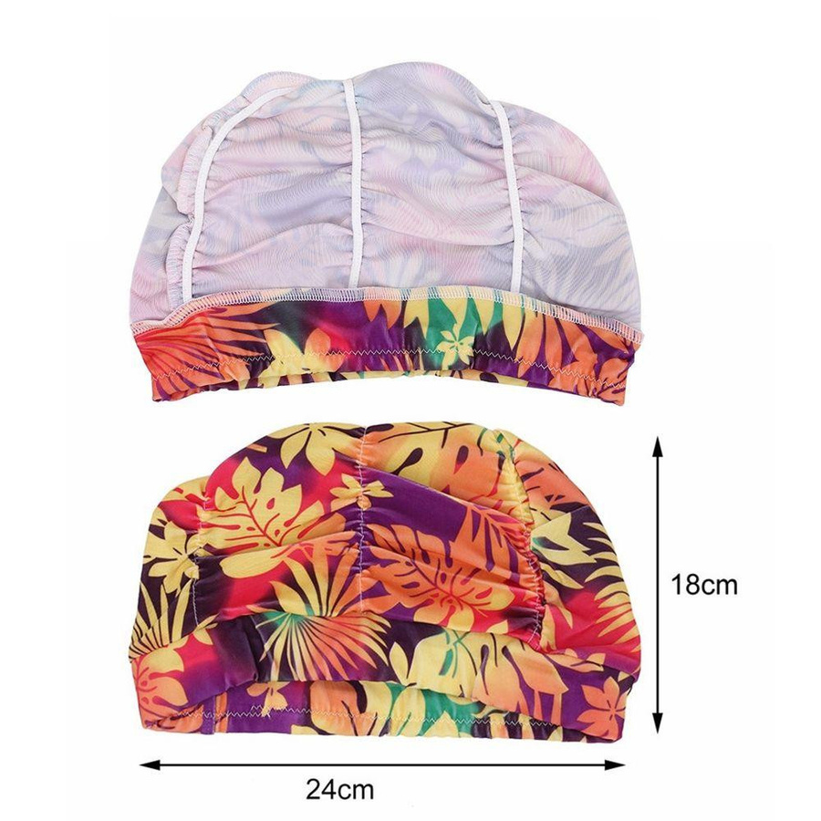 XZdingchen Elastische Nylon Badekappe als Turban zum Schutz der Ohren und Haare beim Baden und im Pool - Bild 4
