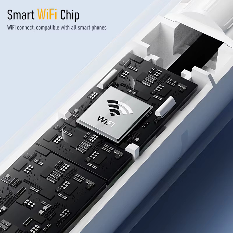 ILIHOME WIFI-Endoskop kabelloses Inspektions-Boreskop mit 8 LED-Leuchten und USB-C-Aufladung in Weiß für Android und iOS - Bild 2