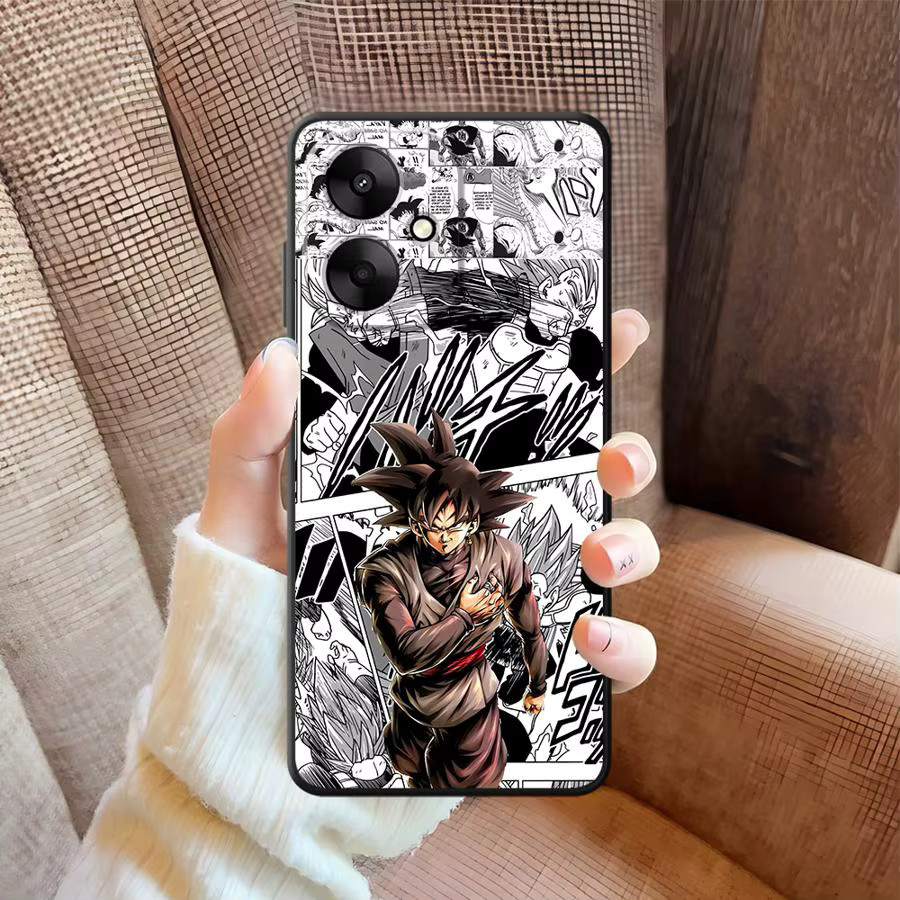 Dragon Ball Saiyajin Goku Handyhülle für Xiaomi Redmi K40 K80 Pro in Schwarz und Multicolour - Bild 4