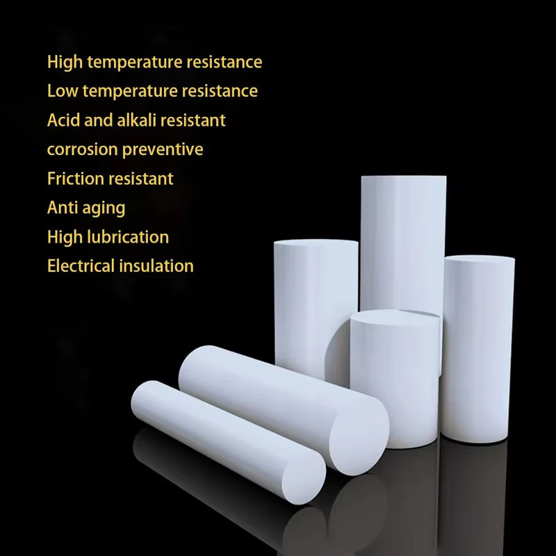 PTFE-Rundstab in Weiß, hochtemperaturbeständig und chemikalienresistent, Industriequalität - Bild 2