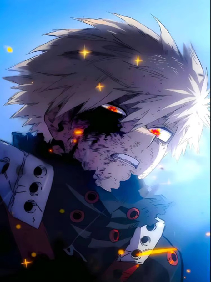 Selbstklebender Papierdruck Anime-Charakter Katsuki Bakugo Poster in Mehrfarbig für deine Wandgestaltung - Bild 7