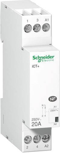 Schneider Electric A9C15030 Schütz mit 1 Schließer, 3.6kW, 250 V/AC, 20A, Weiß - Bild 1