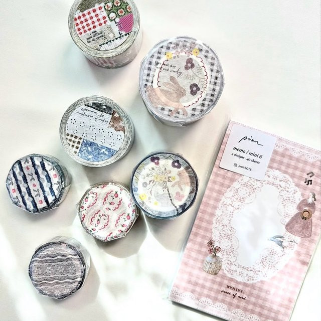 Pion Vintage Blooming Of The Forest Girl Washi PET-Klebeband in Multicolour für Scrapbooking und DIY-Projekte - Bild 1