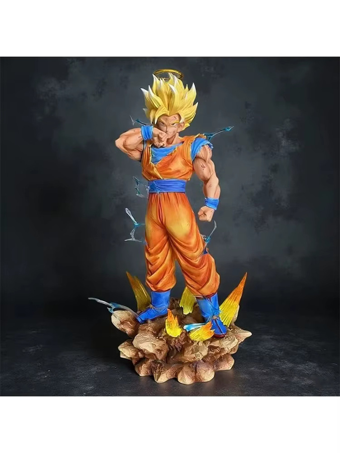 Bandai Dragon Ball Z Son Goku SSJ2 Figur, Actionfigur, mit LED-Basis - Bild 5