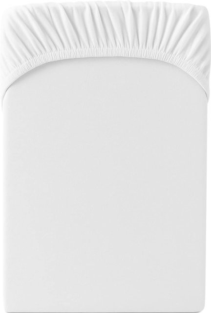 Hornisch HeimTex Spannbetttuch Edel-Jersey in Weiß - Bild 1