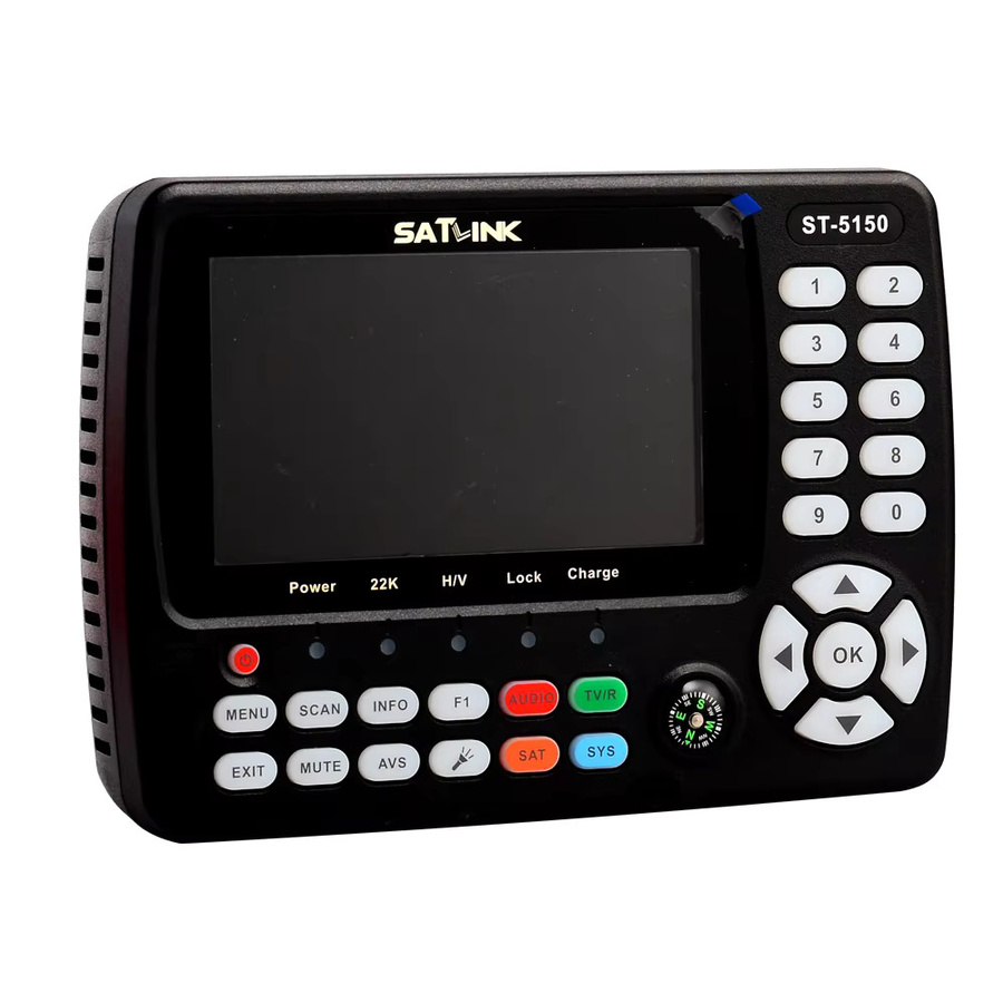 Satlink ST-5150 Satelliten-Finder Meter mit DVB-S2, DVB-C und DVB-T2 Combo Unterstützung für MPEG-4 und H.265 HEVC - Bild 6