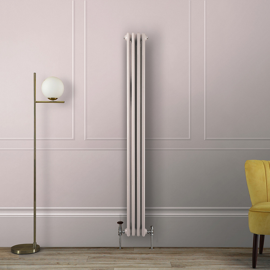 Regent Gliederheizkörper 2-säulig vertikal in Rosa, Höhe: 180 cm, Breite: 20 cm - Bild 1