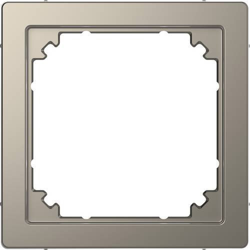 Merten Zwischenrahmen System Design in Nickel Silber - Bild 1