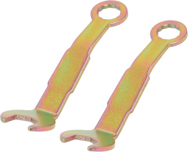 2 Stück Schwenkverstellschlüssel für Schiebetürhänger von TOMTOP JMS, 3/8 Zoll, offen, Länge: 7,62 cm, Edelstahl - Bild 1