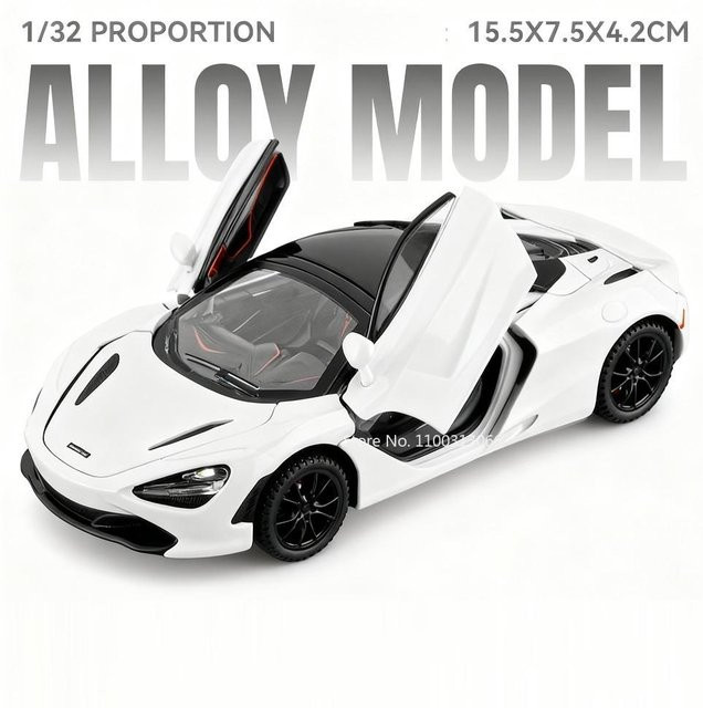 Linyi toy car 720S Sportwagen, Miniaturmodell, Maßstab 1:32, ab 14 Jahren - Bild 1