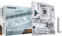Gigabyte B850 EAGLE WIFI7 ICE Mainboard mit AMD B850 Chipsatz, AM5 Sockel, ATX Formfaktor, DDR5 Unterstützung, WiFi7, Bluetooth und Ethernet in Weiß/Silber - Bild 1