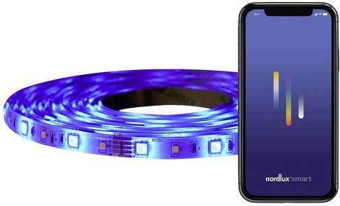 Nordlux Smart Strip LED Effektleuchte RGB mit Tuya App-Steuerung, 3m Länge, Selbstklebend - Bild 1