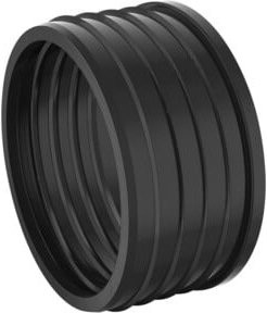Grundfos Zulaufsteckdichtung DN 100 für zusätzliche Zuläufe bei Hebeanlagen in Schwarz - Bild 1