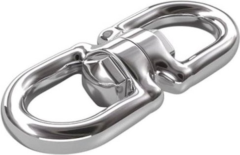 Dörner + Helmer Wirbel aus Edelstahl A2 in Silber, Durchmesser: 8 mm, Länge: 88,4 mm, 6er Pack - Bild 1