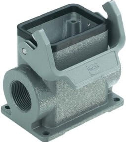 Harting Sockelgehäuse 19300060291 aus Aluminium in Grau - Bild 1