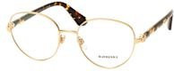 Burberry BE 1394 Korrektionsbrille, Vollrand, Rund, Gold, Damen - Bild 1