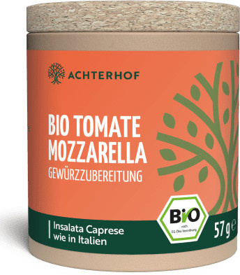 Achterhof Tomate Mozzarella Gewürzzubereitung Bio 57 g - Bild 1