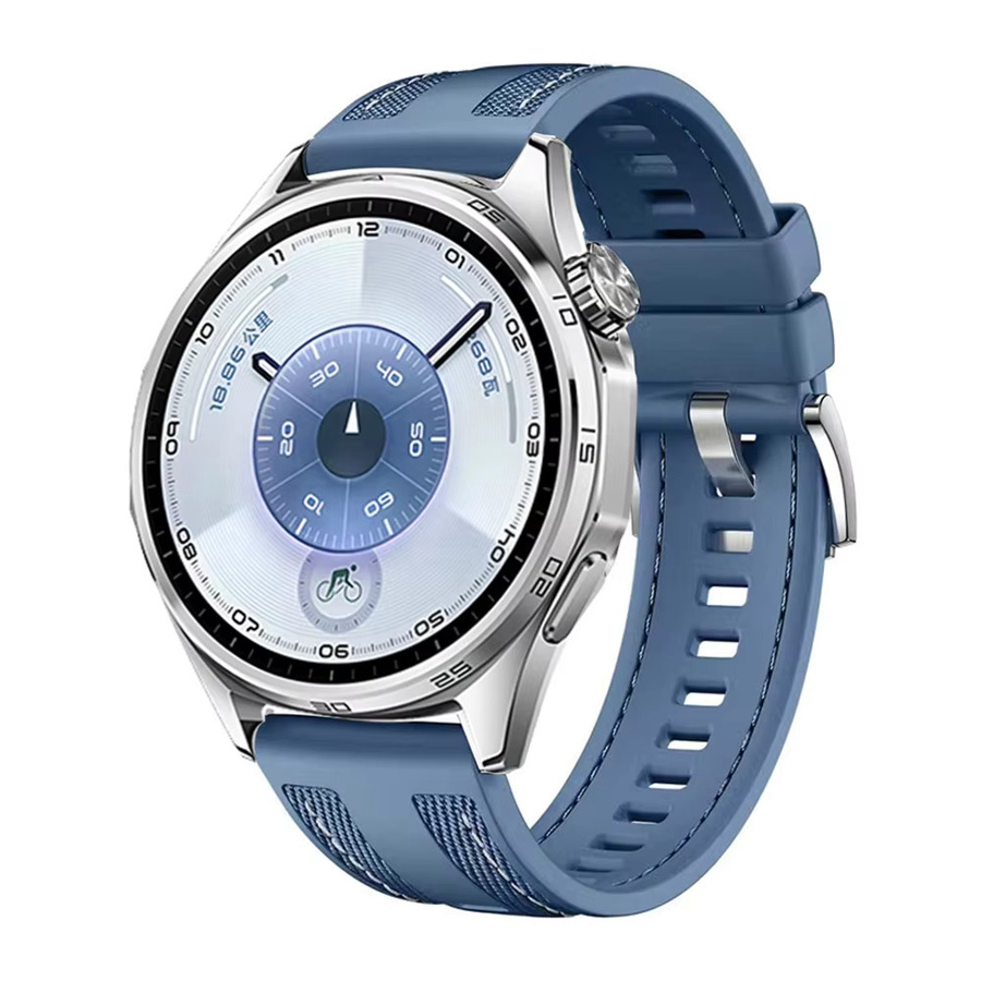 Uhrenarmband Silikon, Unisex, Modern - Bild 1