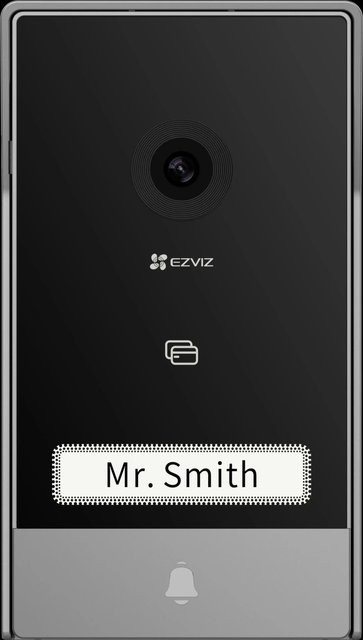 EZVIZ HP7 Video-Türsprechanlage Komplett-Set in Schwarz - Bild 2