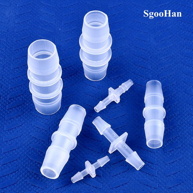 SgooHan Pagoden-Direktanschlüsse für Aquarien und Luftpumpen, transparent, Durchmesser: 1,6 mm bis 15,8 mm - Bild 1