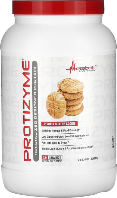 Metabolic Nutrition Protizyme Erdnussbutter-Cookies 910 g - Bild 1