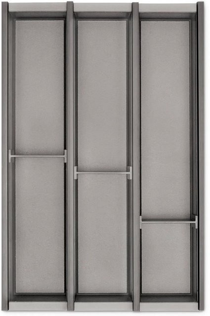 SOTECH Cuisio Besteckeinsatz für Blum Legrabox, Farbe Graphitgrau, Höhe: 5,5 cm, Breite: 47,3 cm, passend für Korpusbreite: 400 mm - Bild 1