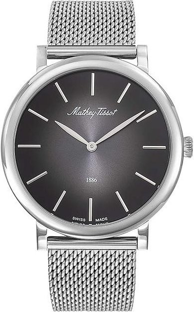 Mathey-Tissot Armbanduhr Edelstahl, Quarz, Schwarz, Herren - Bild 1